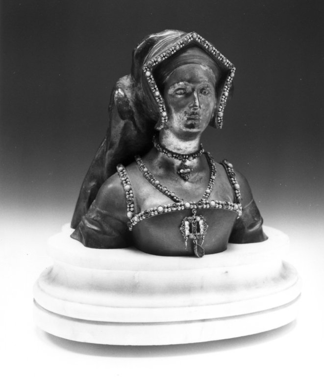 Ritratto di donna (busto) - ambito italiano (seconda met&agrave; sec. XIX)